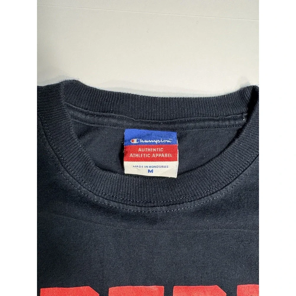 Liberty University Black Shirt Medium Short Sleeve Crew Neck Champion NCAA - Picture 3 of 5